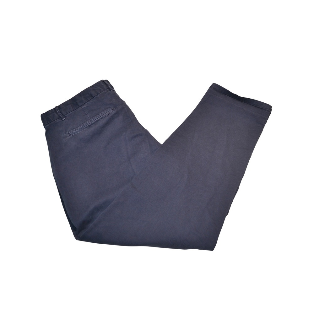 GAP Khakis Broken-In Straight Navy Blue Chino Pants Womens Size 14 Stretch